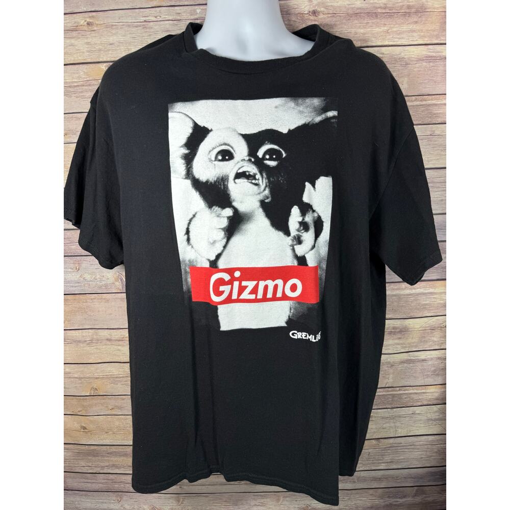 GREMLINS GIZMO Graphic Tee — Black Men's Size XL 100% Cotton Shirt
